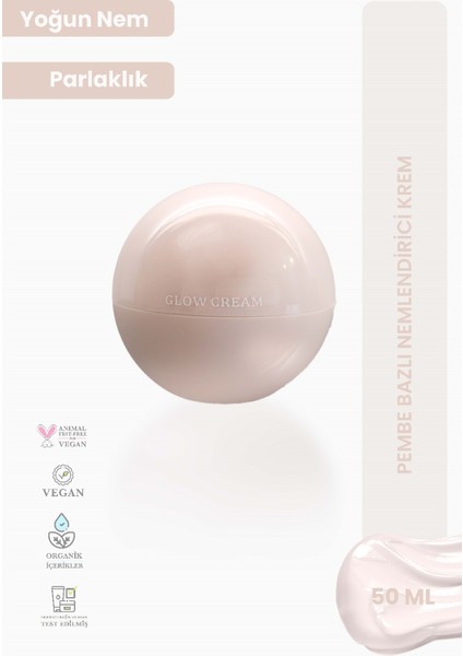Pembe Yüz Kremi Nemlendirici Etkisiyle Cildinize Işıltı Kazandırır 50 ml