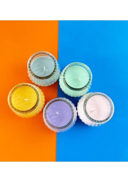 Modern Dekorasyonlu Cam Kavanoz Mum ( Tek Adet ) fiyatları