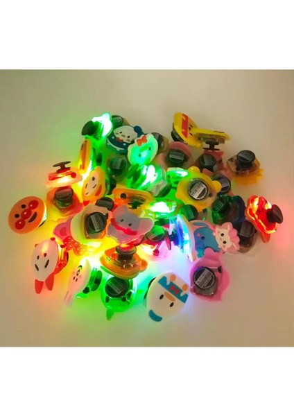 Ledli Yanıp Sönen Kovboy Temalı Ayakkabı Terlik Süsü Üç Boyutlu/ışıklı 3D Charm/jibbitz fırsatları