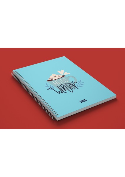 Purple & More Marka Be Spicy ve Hello Winter 2'li Defter Seti A5 80 Yaprak Spiralli Defter indirimleri