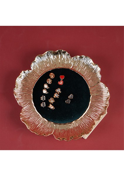 Çiçek Şekilli Dikey Takı Standı Ekran Küpe Depolama Rafı Kolyeler Yüzükler (Yurt Dışından) fiyatları