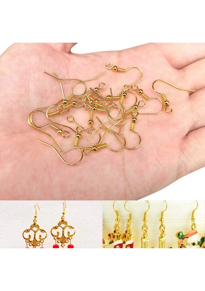 100 Adet Küpe Kancaları Top ve Bobin ile Hipoalerjenik Kaplama Altın Kulak Telleri Dıy Takı Yapımı Için (Yurt Dışından) fırsatları
