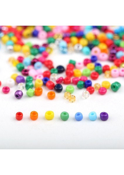 Kutulu 2mm Cam Tohum Boncuk Kolye Kristal Conta Takı Yapımı Için Dıy El Yapımı Aksesuarlar Mavi (Yurt Dışından) fiyatları