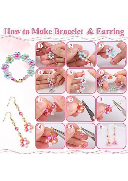 Takı Yapımı Için Inci Boncuk, 32 Renk Yuvarlak Delikli, 1920 Adet 6mm El Yapımı Renkli Gevşek Küçük (Yurt Dışından) fırsatları