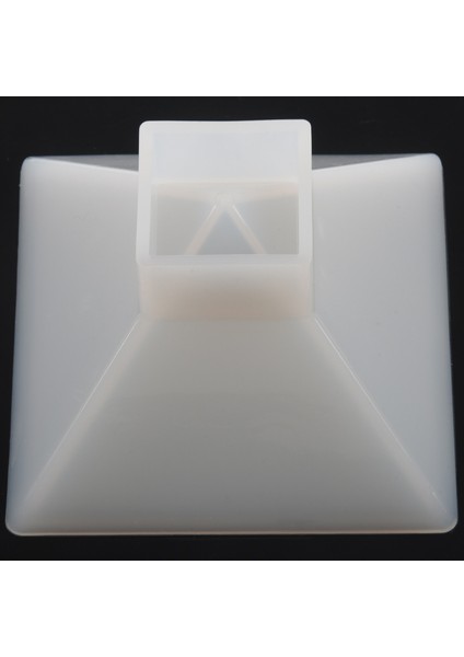 Büyük Piramit Şekli Diy Silikon Takı Kalıp Yapımı Süsleme El Sanatları Kalıp 9.5X9.5X6CM (Yurt Dışından)