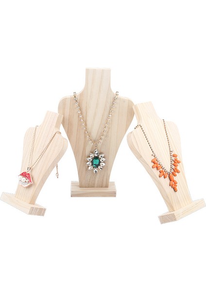 Ahşap Manken Büstü Moda Küpe Kolye Takı Vitrin Standı Organizatör Tutucu Büyük (Yurt Dışından) modelleri