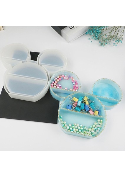 Kristal Epoksi Reçine Kalıp Takı Saklama Kabı Kutu Tepsisi Silikon Kalıp Dıy El Sanatları Süslemeleri Süsler Döküm Aracı (Yurt Dışından) fiyatları