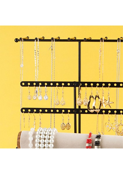 Çok Fonksiyonlu Takı Rafı Küpe Saklama Kutusu Bilezik Kolye Ekran Standı Küpe Kolye Yüzük (Yurt Dışından) modelleri