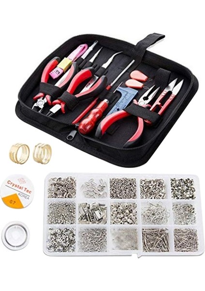Takı Yapımı Malzemeleri Seti, Alet Telleri ve Onarım Boncukları Için (Yurt Dışından)