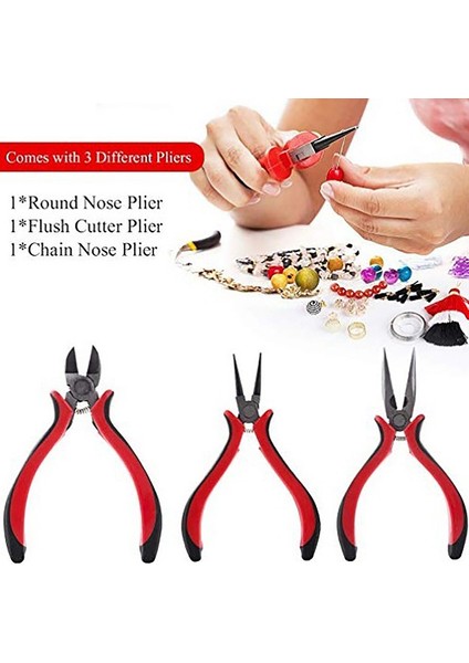 Takı Yapımı Malzemeleri Seti, Alet Telleri ve Onarım Boncukları Için (Yurt Dışından) modelleri