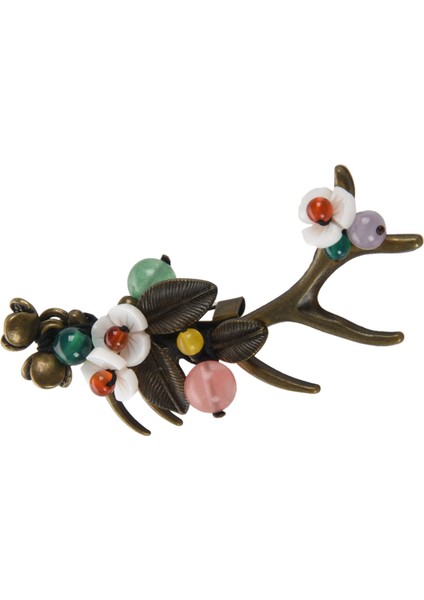 Retro Aksesuarlar Broş Küçük Taze Orijinal Kabuk Çiçek Mizaç Çift Kullanımlı (Yurt Dışından)