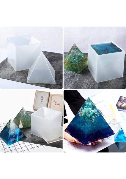 Büyük Reçine Kalıplarısilikon Piramit Kalıpları, Diy Orgon Piramidi Için Döküm Kalıpları, Büyük Kağıt Ağırlığı, Ev Dekorasyonu Vb (Yükseklik: 15CM/5.9INCH) (Yurt Dışından) fiyatları
