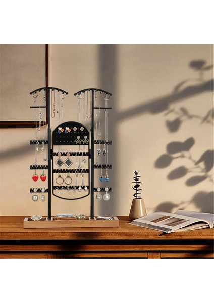 Takı Rafı 6 Katmanlı Büyük Kaldırılabilir Ekran Yüzük Kolye Küpe Standı (Yurt Dışından) modelleri