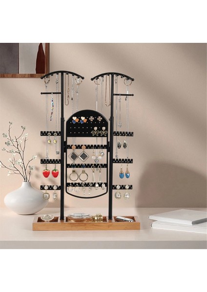 Takı Rafı 6 Katmanlı Büyük Kaldırılabilir Ekran Yüzük Kolye Küpe Standı (Yurt Dışından) fırsatları
