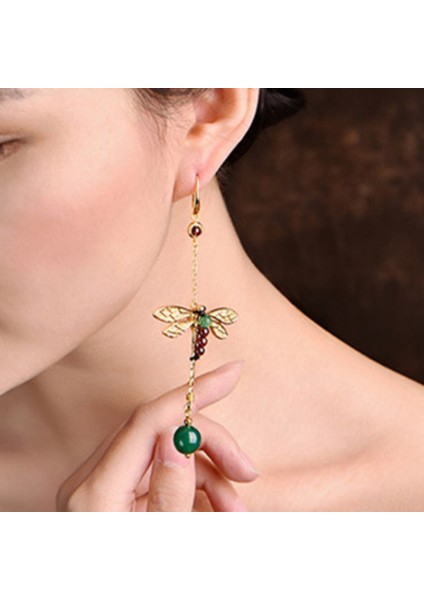 Moda Asimetrik Küpe Kişilik Retro Mizaç Ulusal Stil Estetik Vintage (Yurt Dışından) modelleri