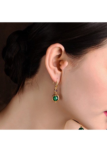 Moda Asimetrik Küpe Kişilik Retro Mizaç Ulusal Stil Estetik Vintage (Yurt Dışından) fırsatları