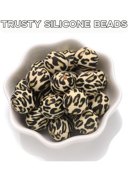 50 Adet Silikon Boncuk 15MM Toplu Anahtarlık Kalem Kolye Bilezik Kordon Yapımı Için (Yurt Dışından) fiyatları