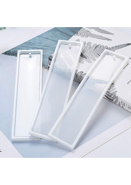 Paket Dikdörtgen Silikon Kitap Ayracı Kalıp Dıy Yapımı Epoksi Reçine Takı El Sanatları Kalıp, 5.5 Inç (Yurt Dışından) fiyatları