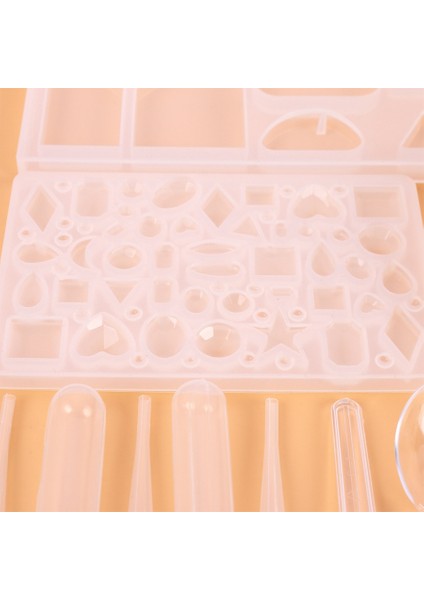 Dıy Zanaat Kristal Epoksi Reçine Silikon Kalıp El Yapımı Döküm Parçaları Kalıpları Takı Yapımı Araç Seti (Yurt Dışından) modelleri