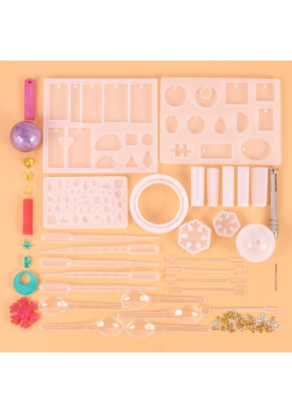 Dıy Zanaat Kristal Epoksi Reçine Silikon Kalıp El Yapımı Döküm Parçaları Kalıpları Takı Yapımı Araç Seti (Yurt Dışından) fırsatları