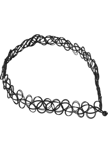 Vintage Dövme Siyah Elastik Streç Halhal Ayak Bileği Bileklik Retro Kına (Yurt Dışından)