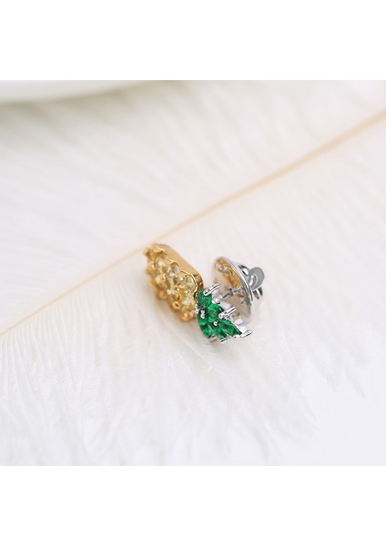 Küçük Ananas Broş Pin Moda Sevimli Basit Çok Yönlü Dış Giyim Aksesuarı (Yurt Dışından) fiyatları