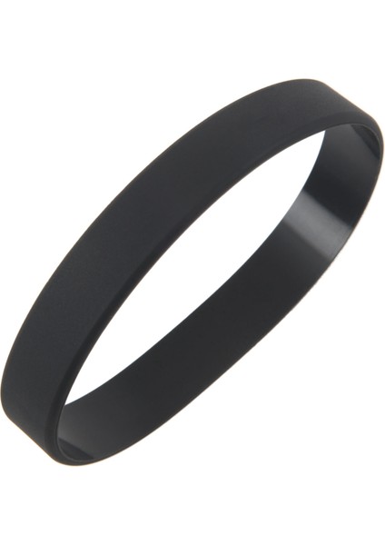 Moda Silikon Kauçuk Esneklik Bileklik Bilek Bandı Manşet Bilezik Bileklik Siyah (Yurt Dışından) fiyatları