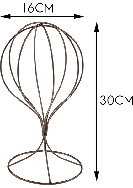 1 Adet Şapka Tutucu Modeli Standı Masa Üstü Peruk Kap Bonnet Vitrin-Siyah (Yurt Dışından) modelleri