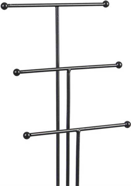 Altın T Tipi 3 Katmanlı Takı Raf Ekran Prop Yüzük Saklama Kutusu Küpe Kolye Yüzük (Yurt Dışından) fırsatları