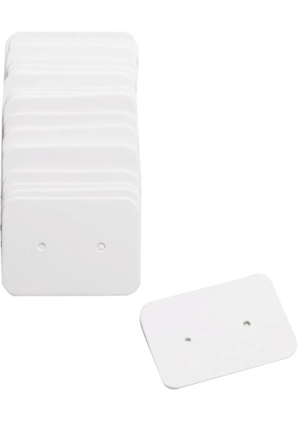 50 Adet Küçük Boş Kraft Kağıt Kulak Çıtçıt Küpe Ekran Kartları Etiketi Etiketi Takı Tutucu, 3.5x2.5cm (Beyaz) (Yurt Dışından) fiyatları