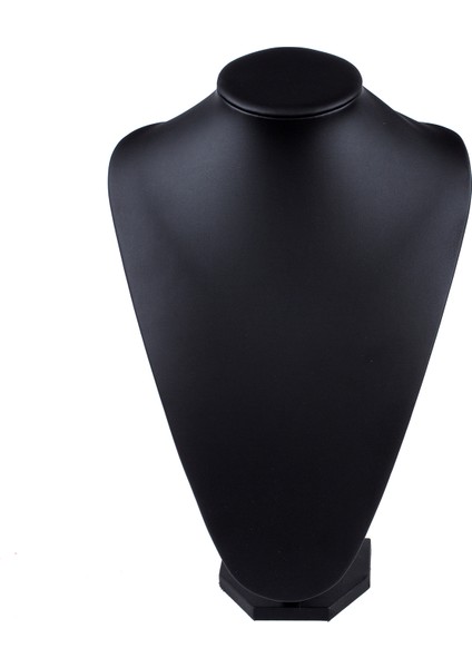 Siyah Takı Tutucu Orta Zincir Kolye Büstü Vitrin Pu Vitrin (Yurt Dışından)