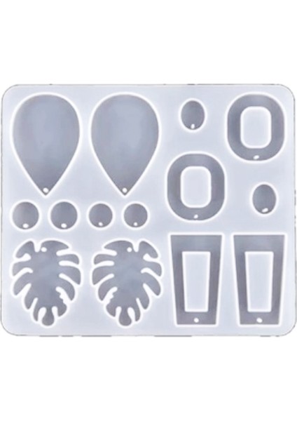 Dıy Küpe Reçine Kalıp, Takı Yapımı Araçları B Için Kullanılan El Yapımı Sarkan Silikon Uv Epoksi (Yurt Dışından)