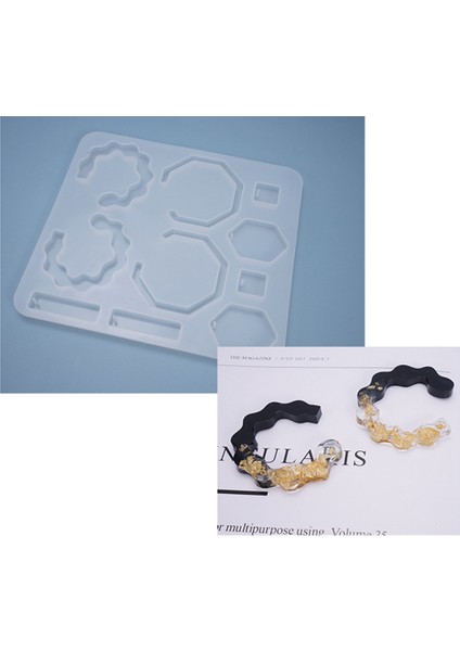 Dıy Küpe Reçine Kalıp, Takı Yapımı Araçları B Için Kullanılan El Yapımı Sarkan Silikon Uv Epoksi (Yurt Dışından) modelleri