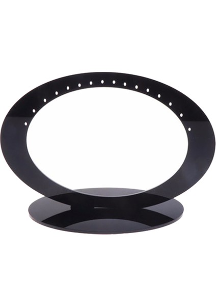 Takı Vitrin Akrilik Oval Şekilli Küpe Organizatör Tutucu Stand Depolama (Yurt Dışından)