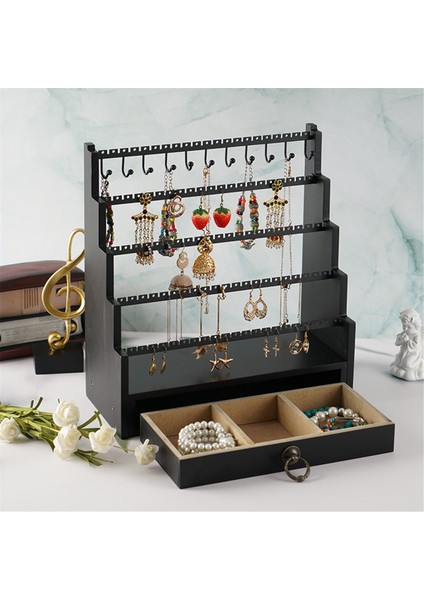 5 Katmanlı Kademeli Takı Raf Ekran Standı Küpe Kolye Yüzük Masaüstü Küpe Depolama (Yurt Dışından) fiyatları