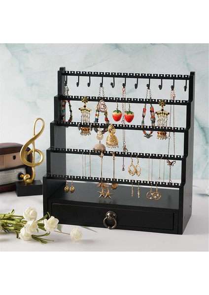 5 Katmanlı Kademeli Takı Raf Ekran Standı Küpe Kolye Yüzük Masaüstü Küpe Depolama (Yurt Dışından) fırsatları
