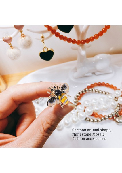 Moda Kristal Broş Pin Kostüm Rozeti Parti Takı Hediye Moda Arı (Yurt Dışından) modelleri