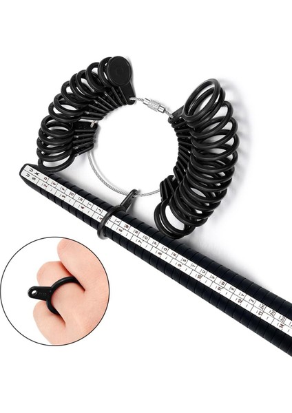 Yüzük Sizer Ölçme Aracı, Takı Erkekler Kadınlar Için Hızla 4 Boyutları Sopa Koruyucu Hesaplayın (Yurt Dışından)
