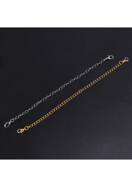 12 Adet Zincir Genişletici, 6 Boyutları Paslanmaz Çelik Bilezik Uzatma Kolye Genişletici Dıy Takı Yapımı Için, Gümüş ve Altın (Yurt Dışından) modelleri