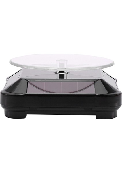 Güneş Pikap Takı Elektrikli Ekran Standı Cep Telefonu Saat El Yeşim Gözlük Tepsisi Siyah (Yurt Dışından)