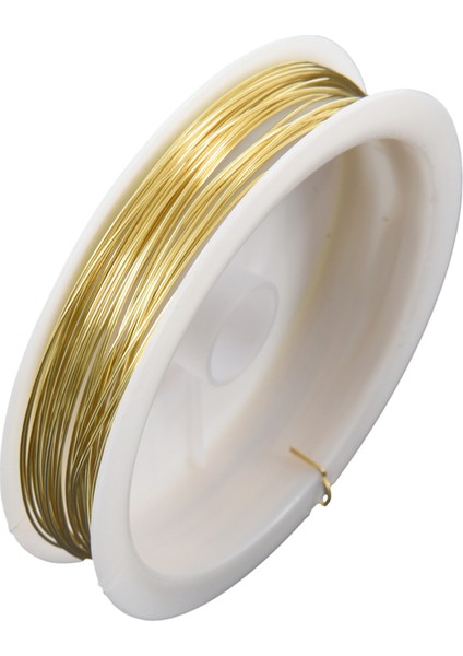 Renkli Pirinç Tel Altın 9m x 0,5mm (Yurt Dışından)