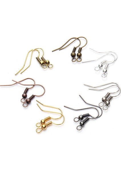 200 Adet Metal Küpe Kancası, Takı Yapımı Için Kullanılan, Dıy Küpe, El Yapımı Aksesuarlar Koyu Altın (Yurt Dışından) modelleri