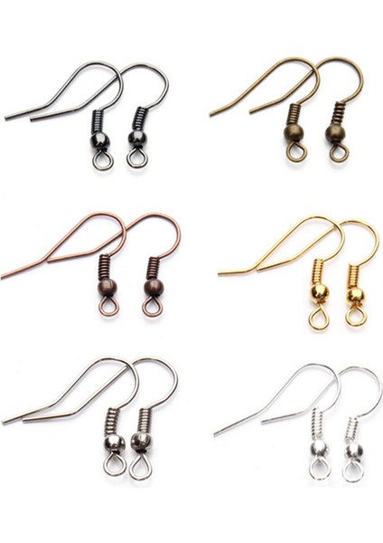 200 Adet Metal Küpe Kancası, Takı Yapımı Için Kullanılan, Dıy Küpe, El Yapımı Aksesuarlar Koyu Altın (Yurt Dışından) fırsatları
