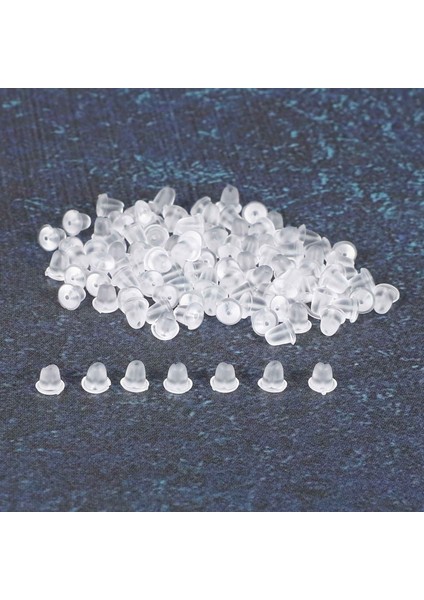 100 Adet Yarı Saydam Kauçuk Küpe Stoper Arkaları Beyaz 4MMX6MM (Yurt Dışından) fırsatları