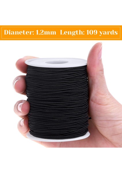 Bilezikler Için Elastik Ip, Kordon Takıları Esnek Bilezik Kolye Yapımı, Boncuk Işleme ve Dikiş (Beyaz) (Yurt Dışından) modelleri