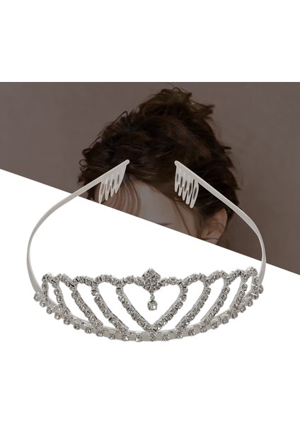 Taç Prenses Kafa Bandı Düğün Için Pinli Şık Yapay Elmas (Yurt Dışından) fırsatları