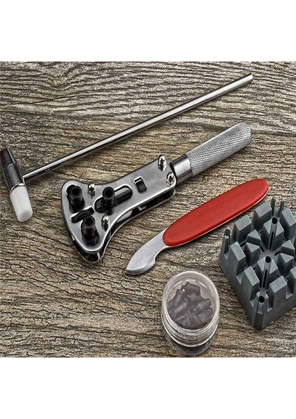 29 Adet Kutu Saat Onarım Alet Setleri Pil Değiştirme Kayışı Yeniden Boyutlandırma Saat Yapımcısı Ev Temizleme- (Yurt Dışından) fırsatları