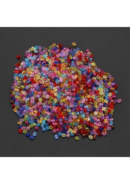 2000 Karışık Bicone Akrilik Minik Paspayı Boncuk 4X4MM (Yurt Dışından) fiyatları