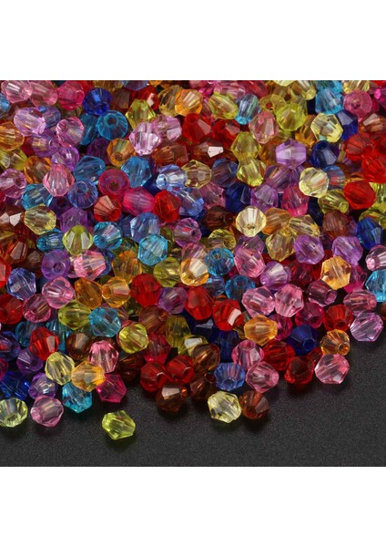 2000 Karışık Bicone Akrilik Minik Paspayı Boncuk 4X4MM (Yurt Dışından) modelleri