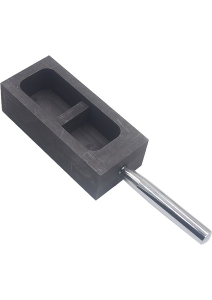 Profesyonel Saf Grafit Külçe Döküm Kalıp Kalıp Pota Altın Gümüş Eritme Rafineri Takı Yapımı Aracı 2kg (Yurt Dışından)